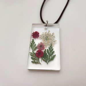 2/$40 SALE Beautiful Handmade Floral Necklace - Casual & Unique